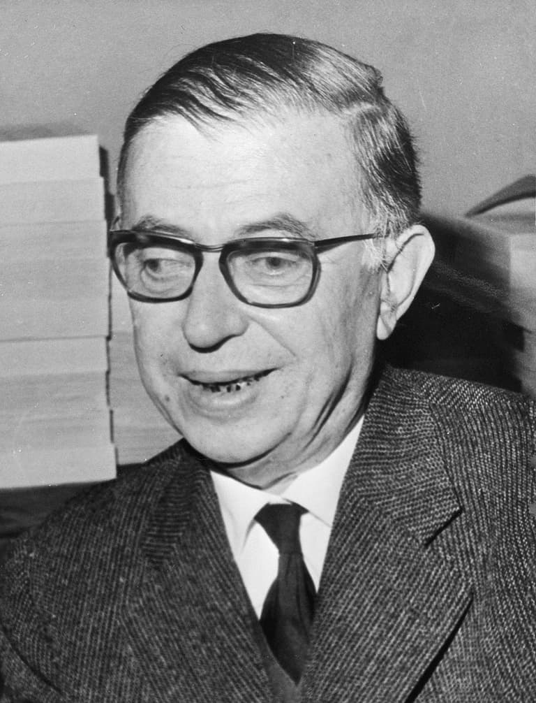 Jean-Paul Sartre author photo