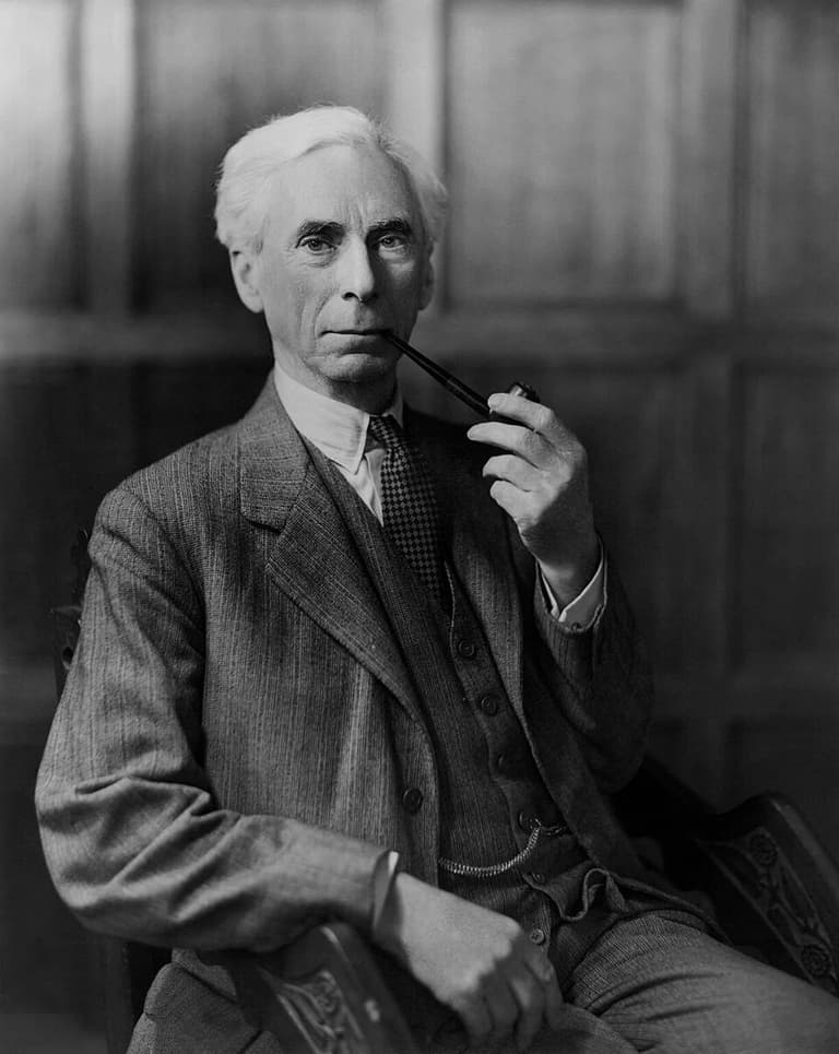 Bertrand Russell author photo