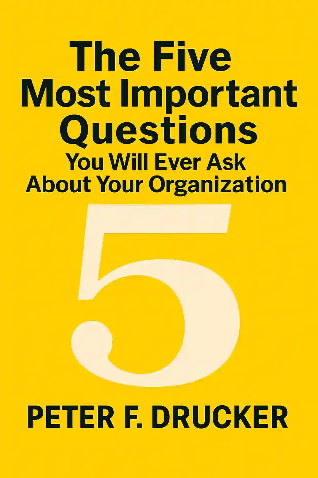 経営者に贈る5つの質問 book cover