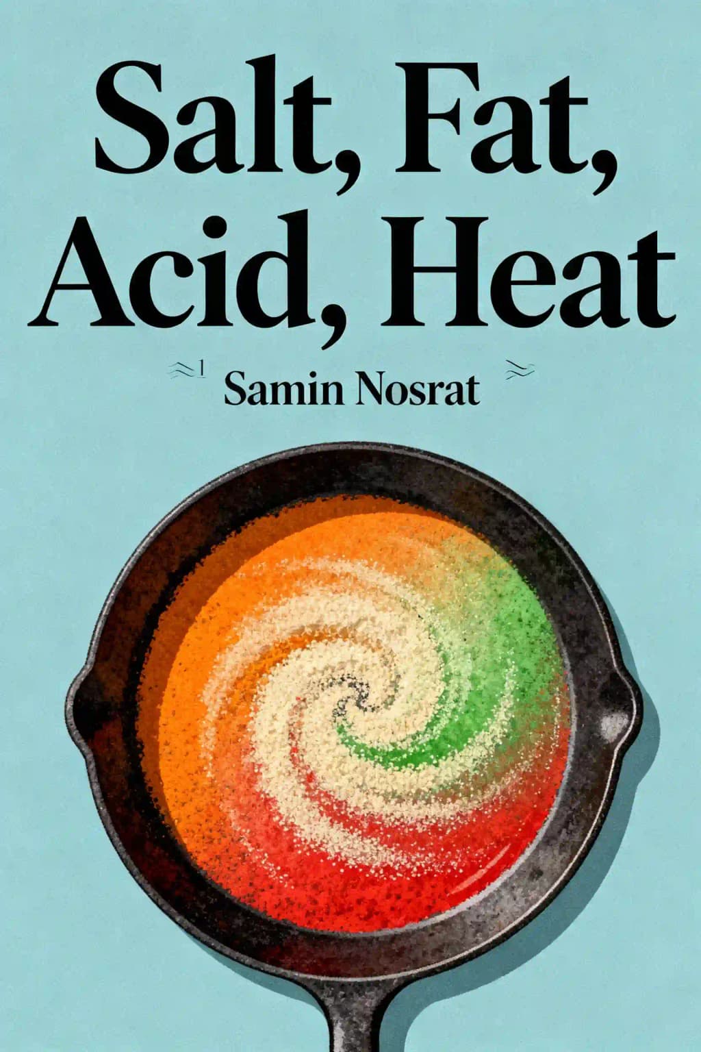 Sel, gras, acide, chaleur: Les quatre éléments d'une cuisine réussie book cover