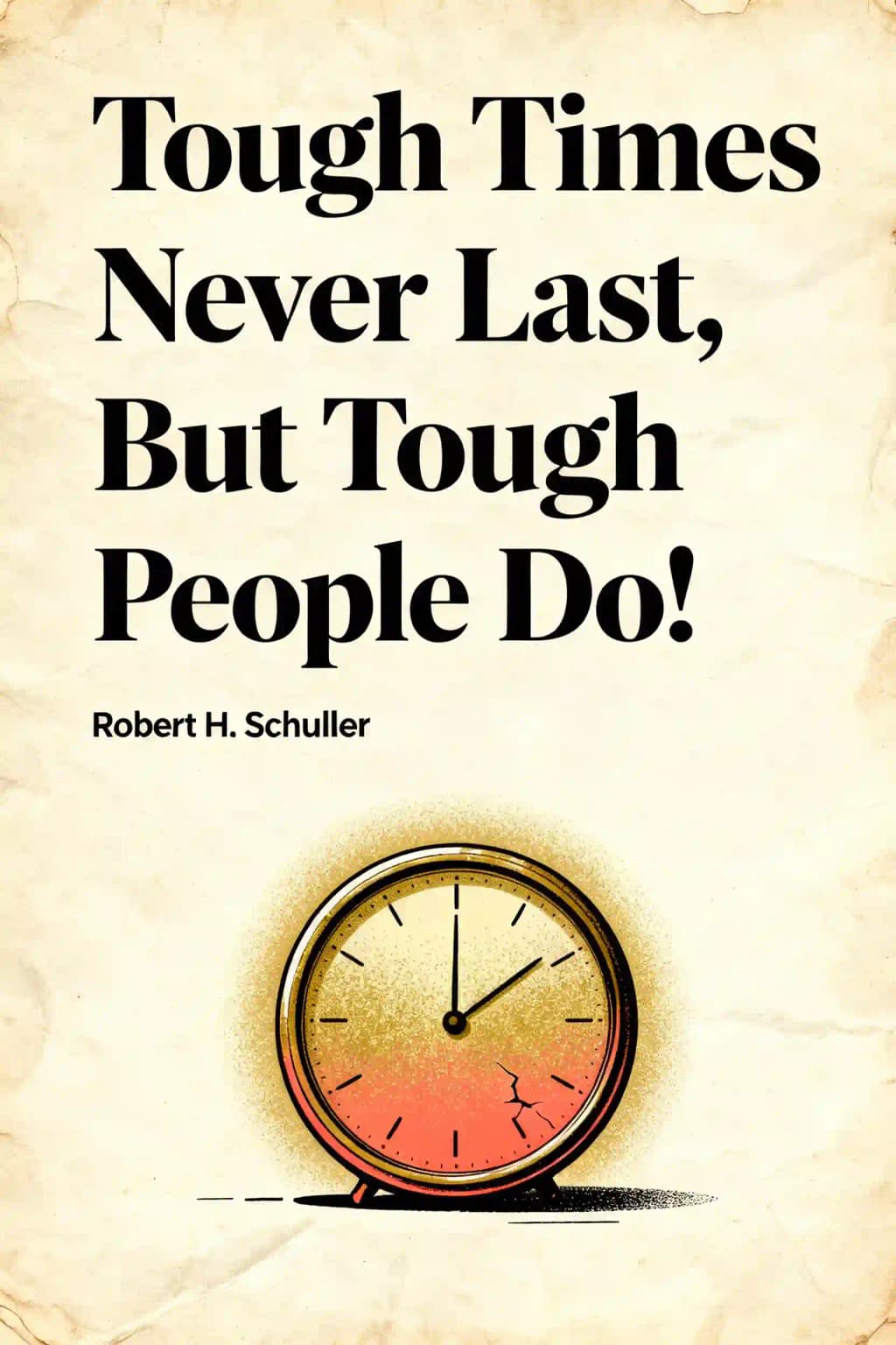 Tough Times Never Last, But Tough People Do book cover