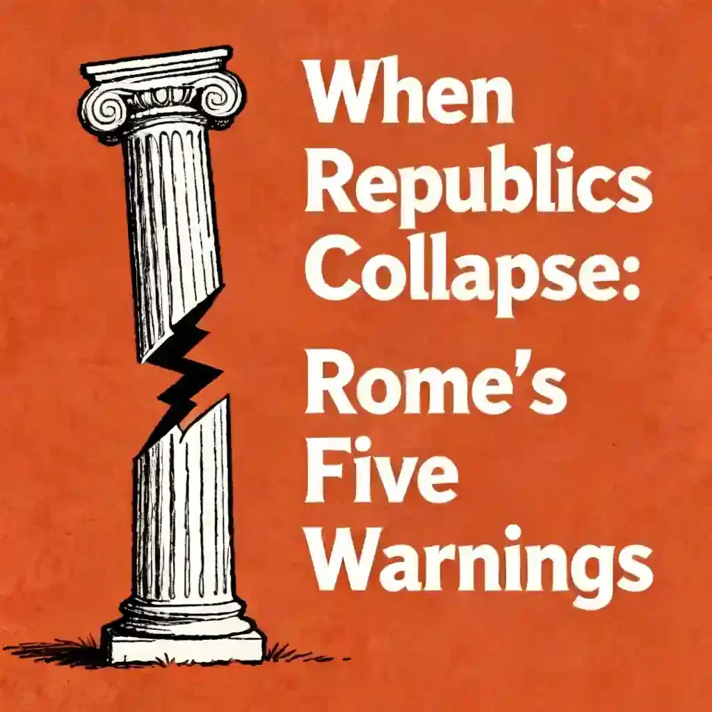 When Republics Collapse: 5 Warning Signs from Ancient Rome book cover