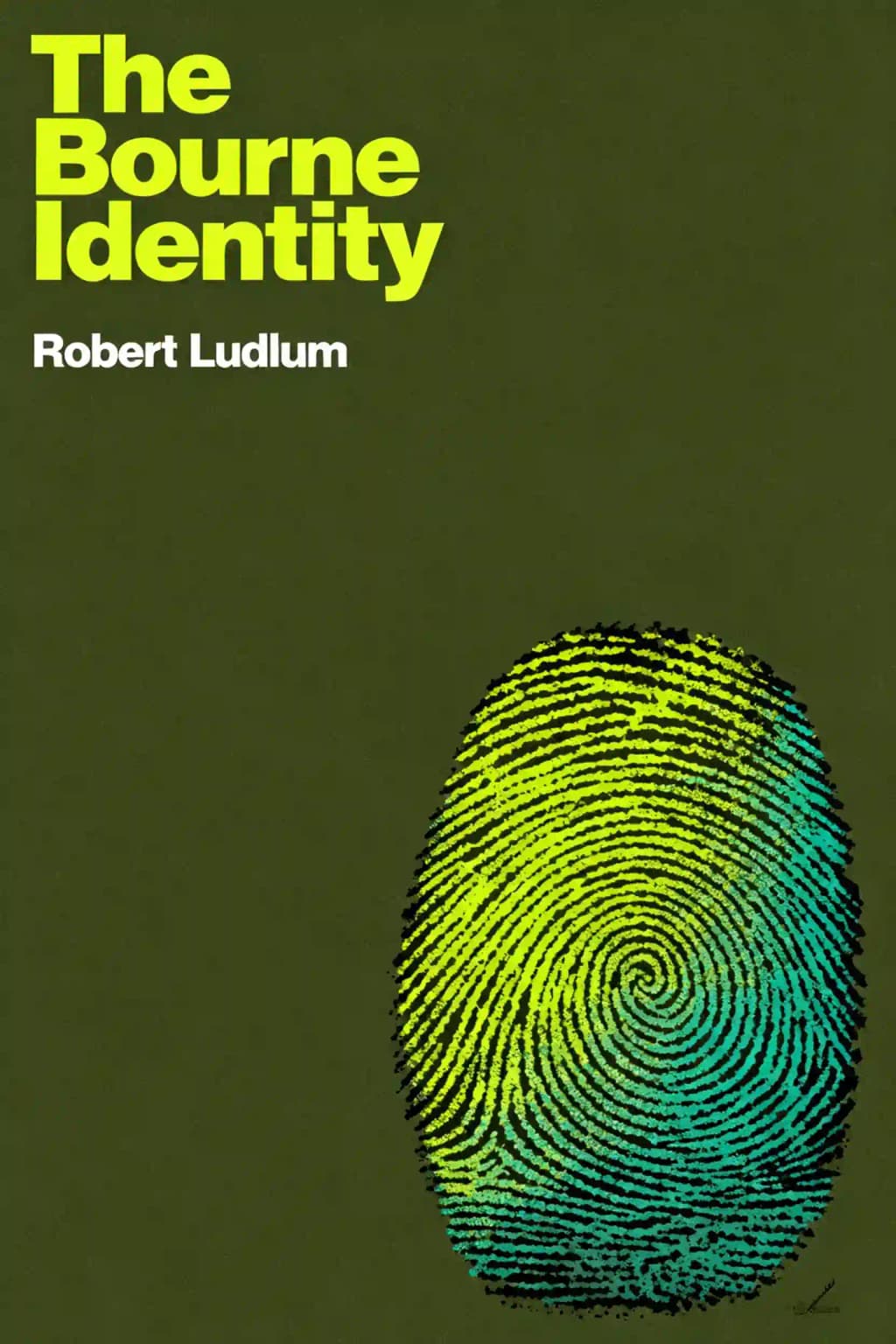 The Bourne Identity book cover