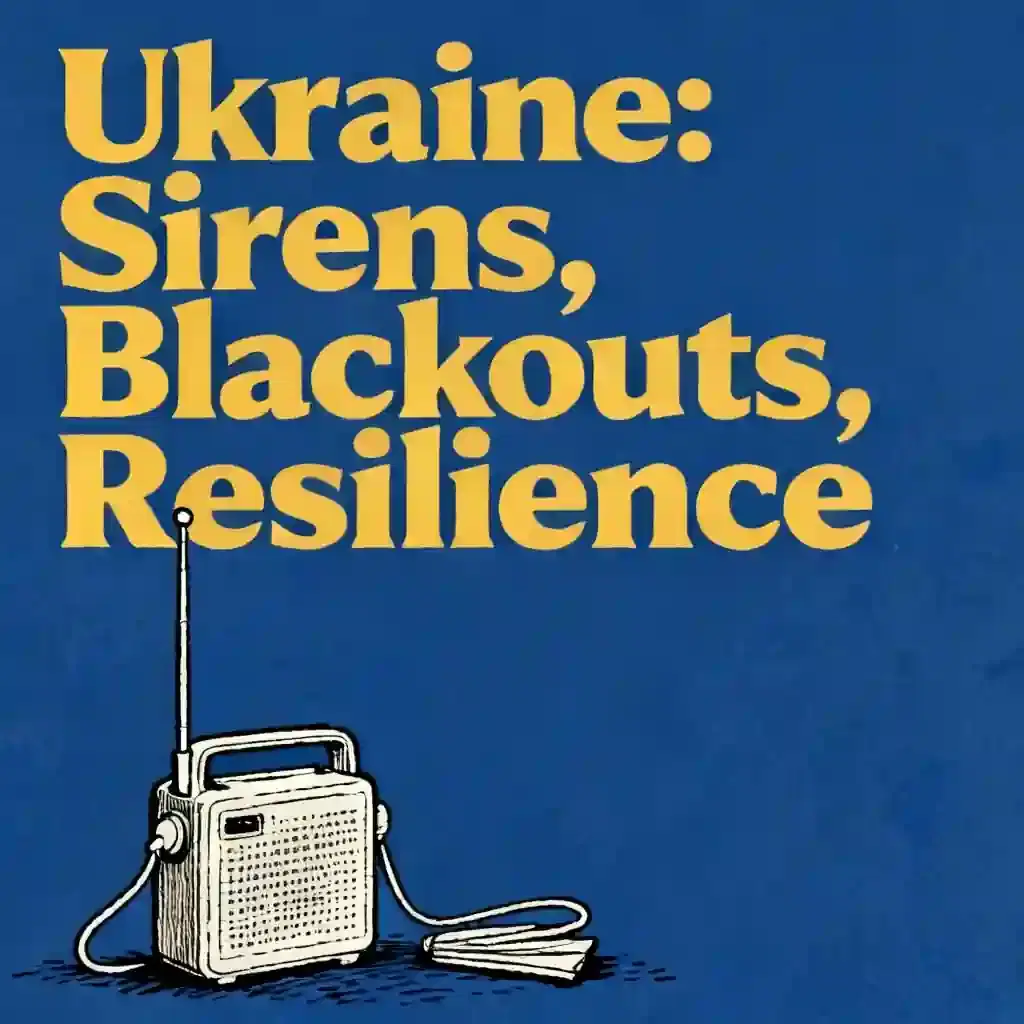 Ukraine's Hidden Resilience: Life Under Sirens and Blackouts book cover