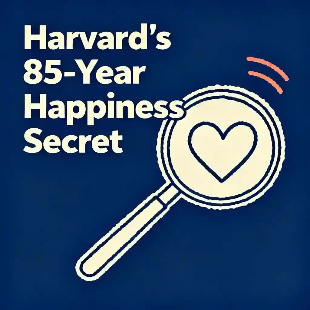 The 85-Year Harvard Study That Reveals the Secret to Happiness book cover