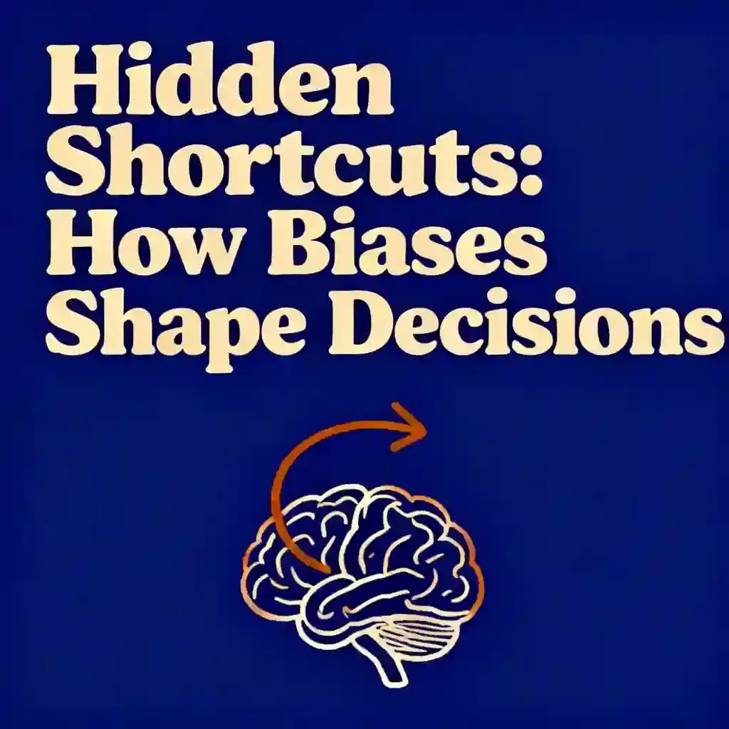 The Mind's Hidden Shortcuts: How Psychological Biases Shape Decisions book cover