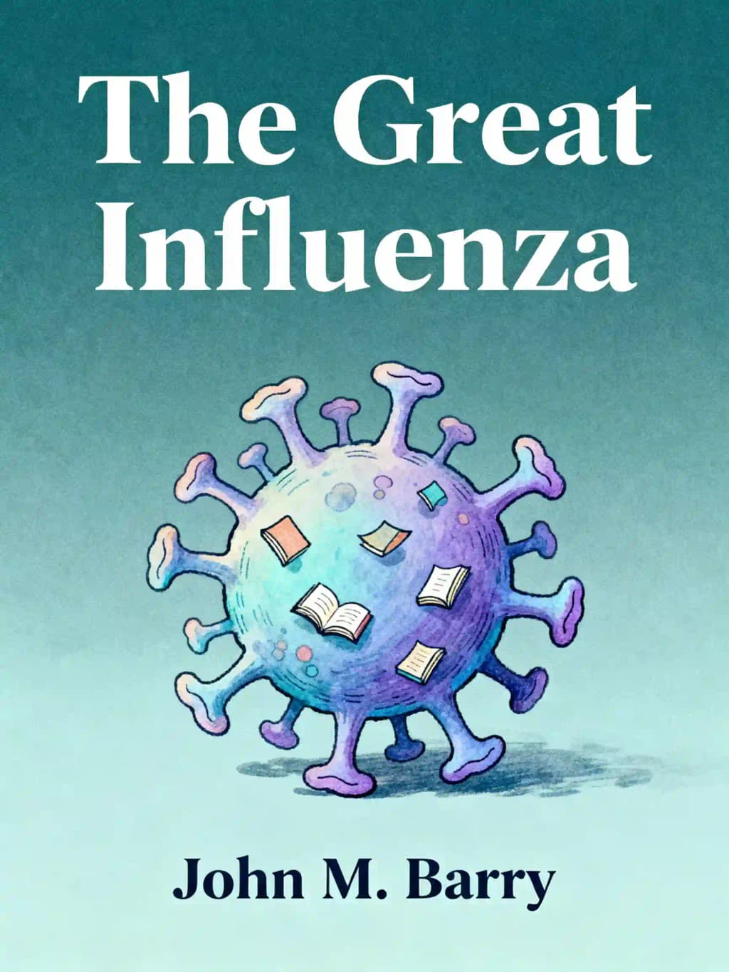 The Great Influenza: The Story of the Deadliest Pandemic in History book cover