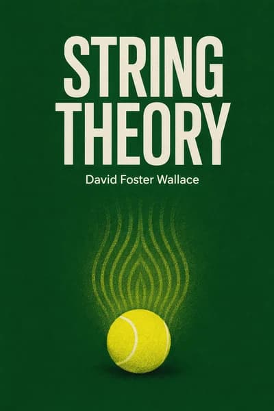 Il tennis come esperienza religiosa: David Foster Wallace on Tennis book cover
