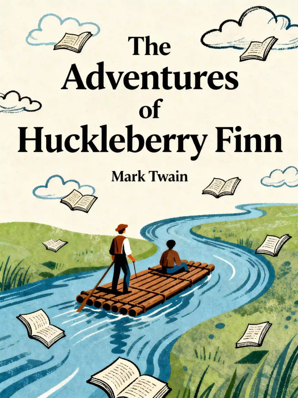 Die Abenteuer des Huckleberry Finn book cover