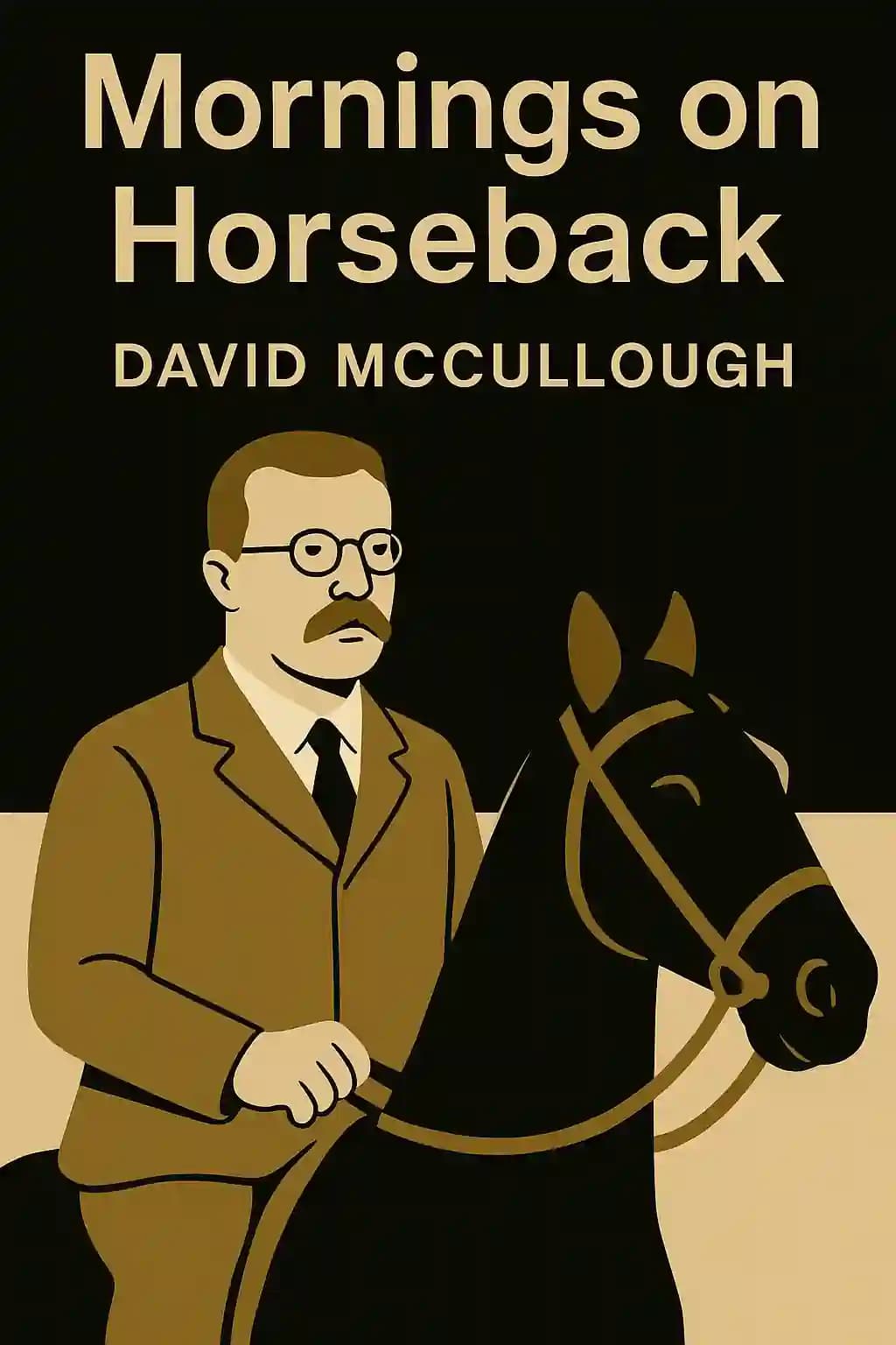 Mornings on horseback book cover
