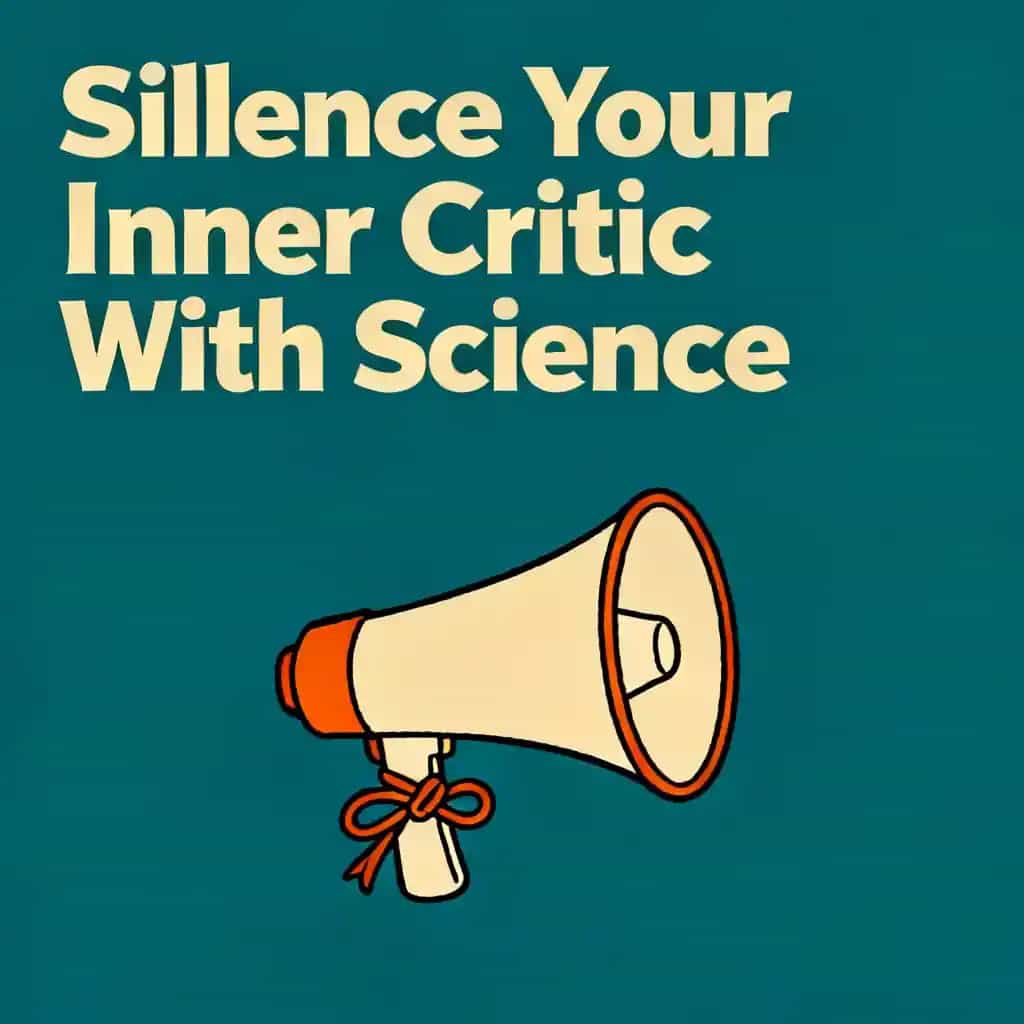 Buchcover von Silence Your Inner Critic: Mastering Self-Doubt with Science