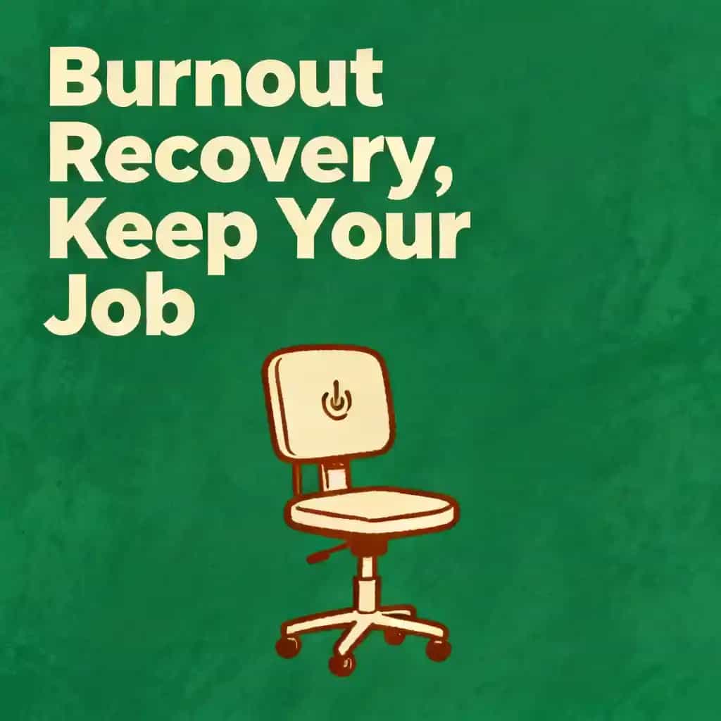 Portada del libro Burnout Recovery: Rebuilding Energy Without Quitting Your Job