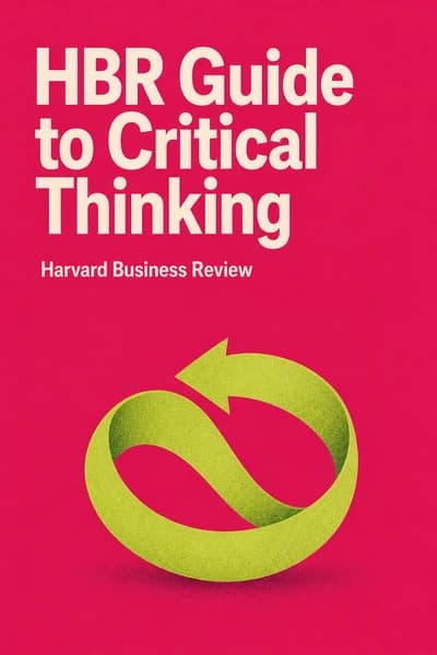 Guide HBR de l'esprit critique book cover