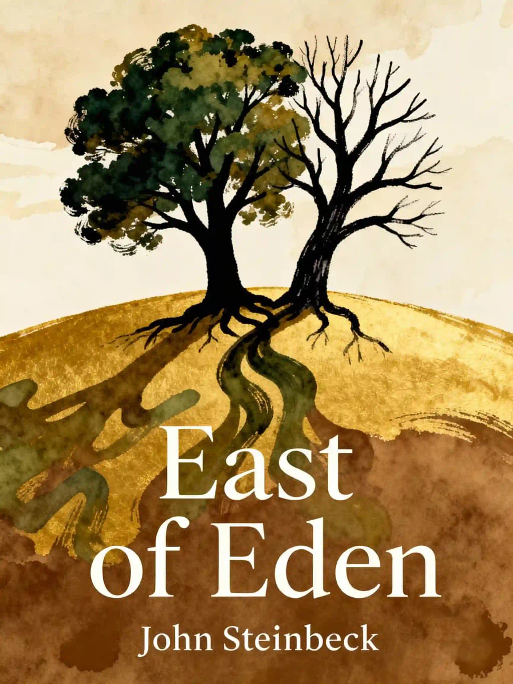 A Leste do Éden book cover