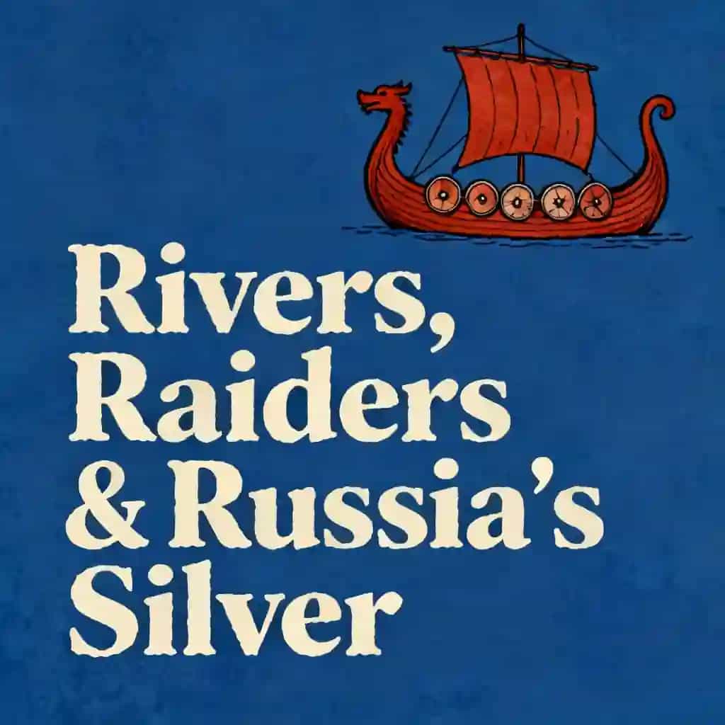 Copertina del libro Rivers, Raiders, and Silver: The Forgotten Origins of Russia