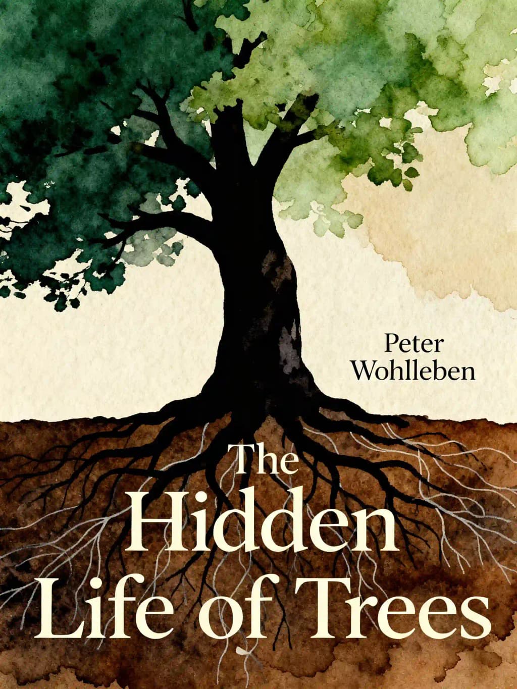 The Hidden Life of Trees: What They Feel, How They Communicate—Discoveries from A Secret World book cover