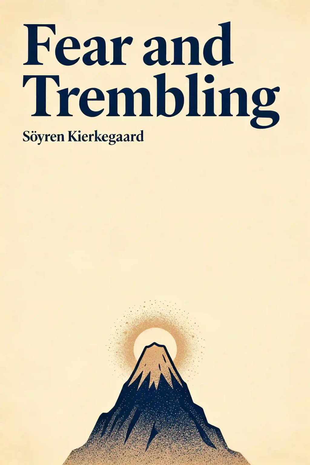Crainte et tremblement: lyrique dialectique book cover