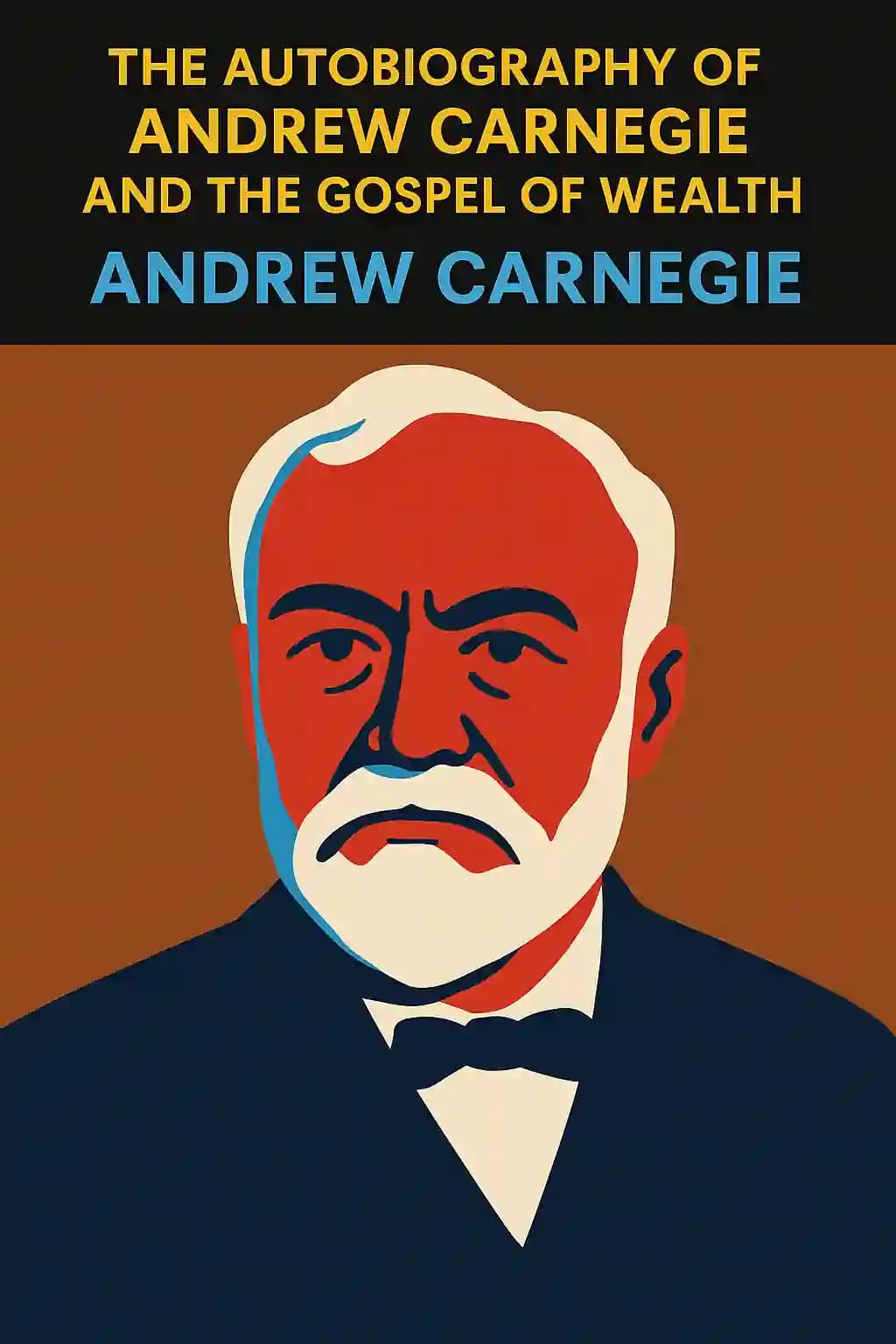 The Autobiography of Andrew Carnegie and The Gospel of Wealth book cover