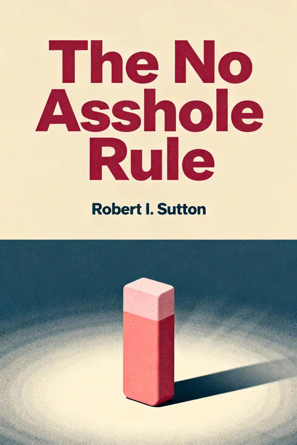 The No Asshole Rule book cover