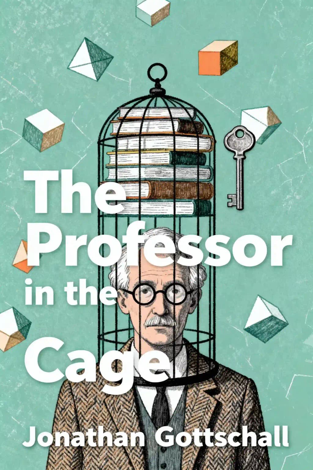 Il professore in gabbia: Perché gli uomini combattono e perché ci piace guardare book cover