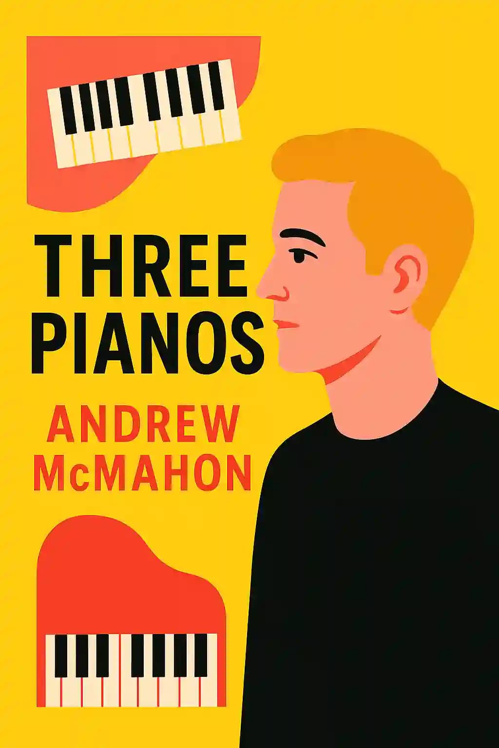 Three Pianos: A Memoir book cover
