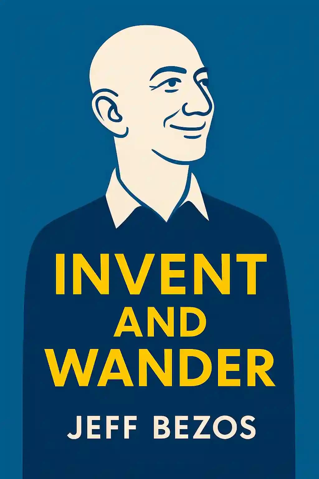 Inventare e nel contempo camminare nel futuro: Gli scritti di Jeff Bezos, con un'introduzione di Walter Isaacson book cover