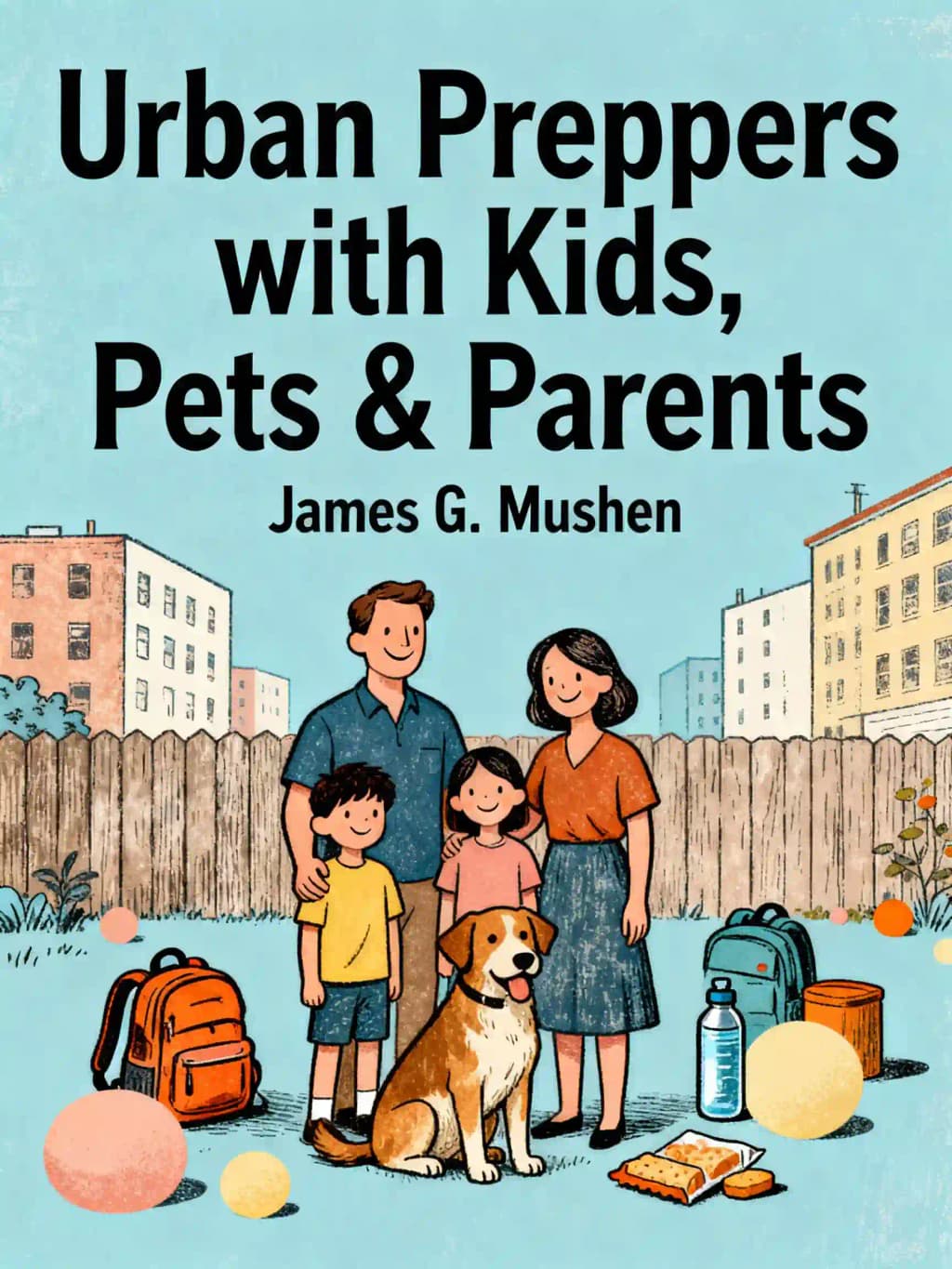 Survivalisme urbain en famille : enfants, parents et animaux de compagnie: Survie en cas de catastrophe pour la famille book cover