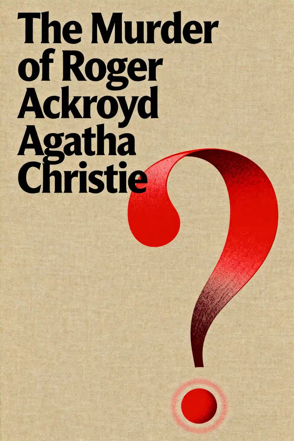 Murder of Roger Ackroyd book cover