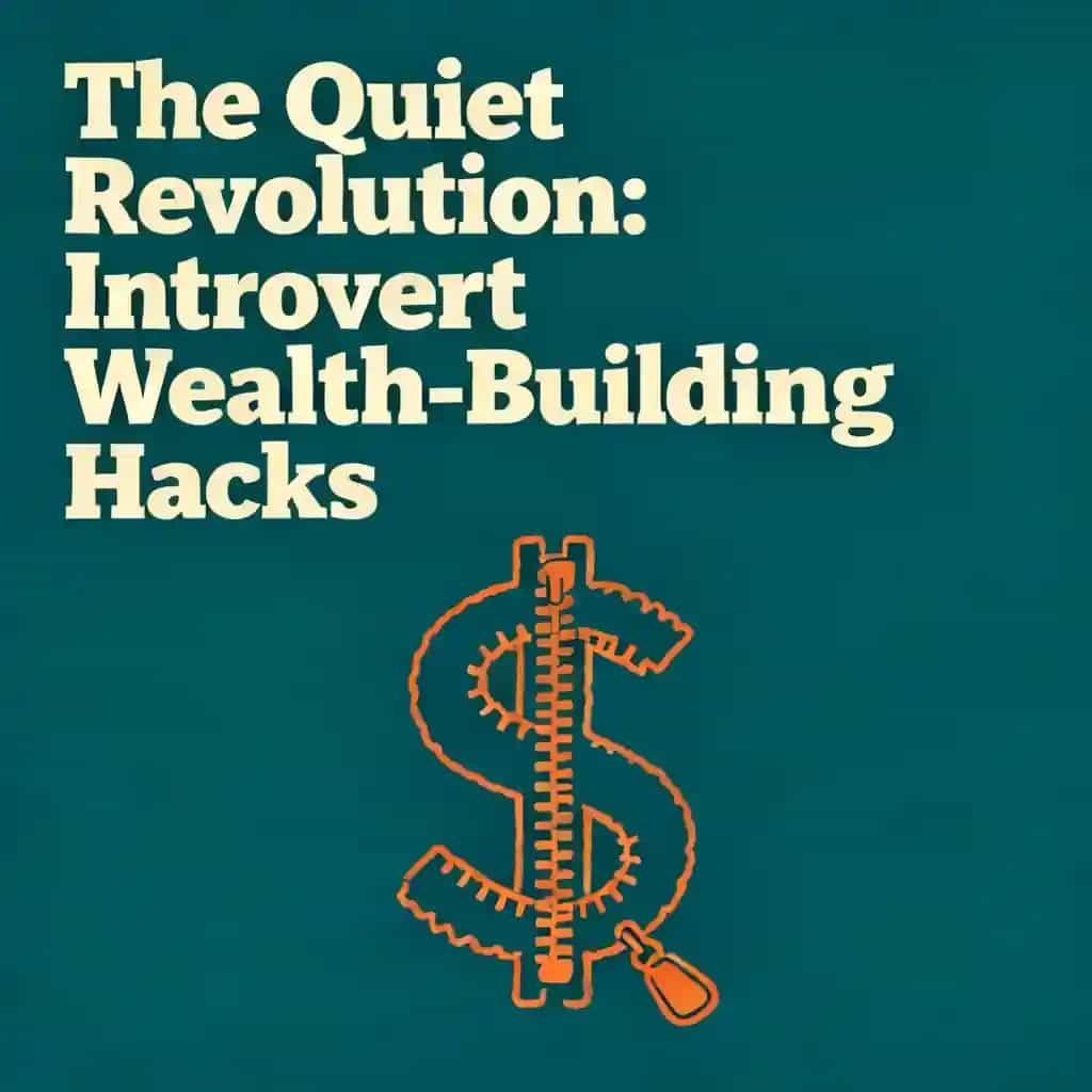 Copertina del libro The Quiet Revolution: Introvert Wealth-Building Hacks