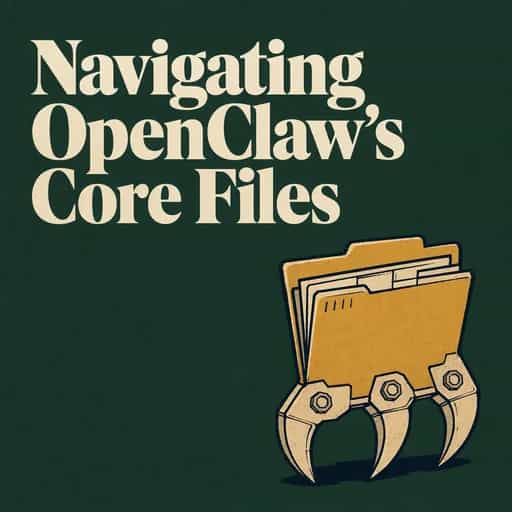 Buchcover von OpenClaw Setup: Navigating Your Agent's Core Files