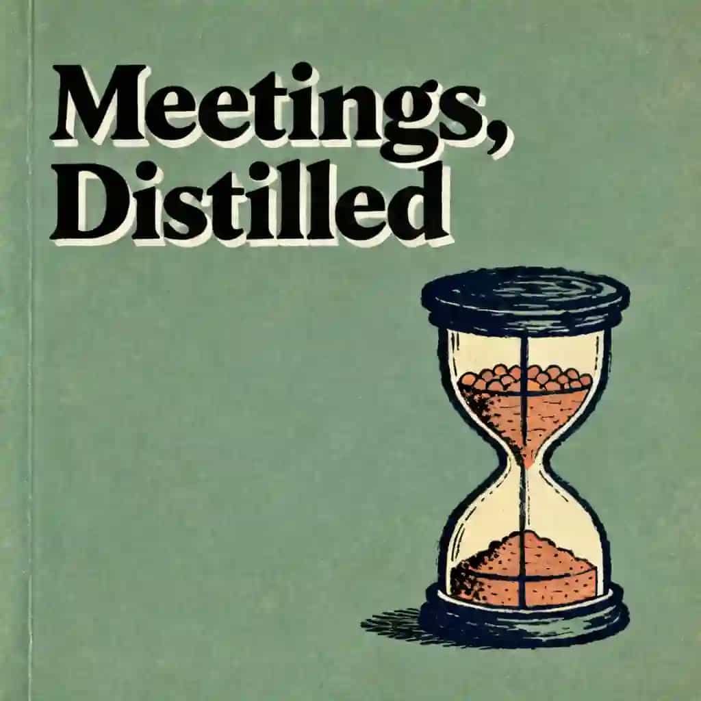 Capa do livro The Essence of Meetings