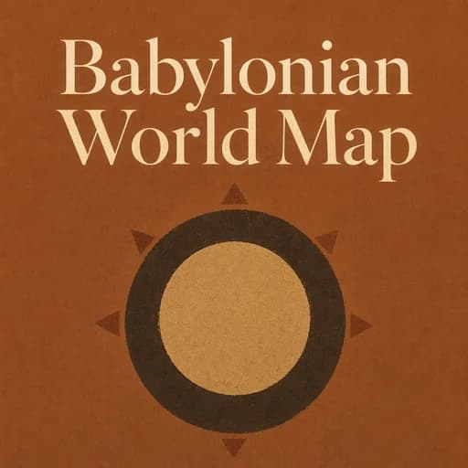 The Babylonian Map of the World: Ancient Imago Mundi and Cosmic Order