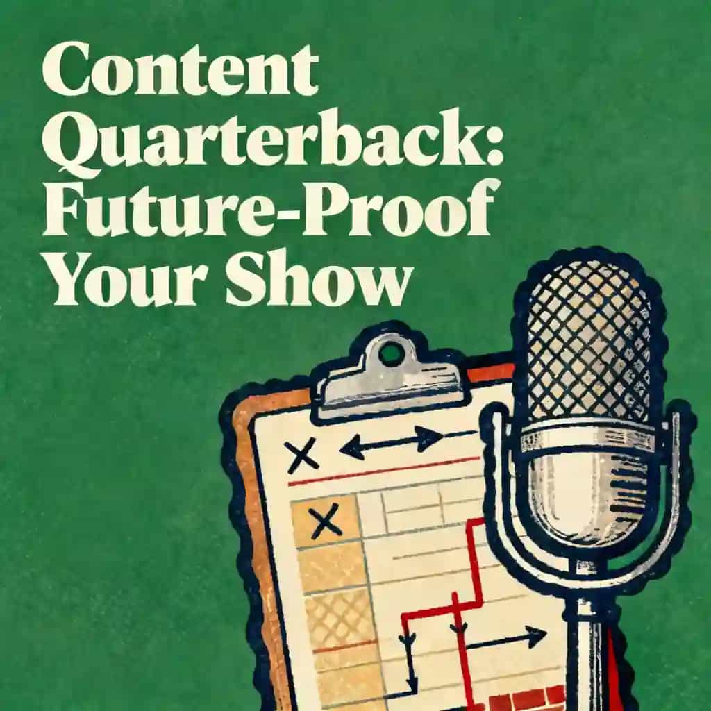 Capa do livro The Content Quarterback: Future-Proofing Your Show