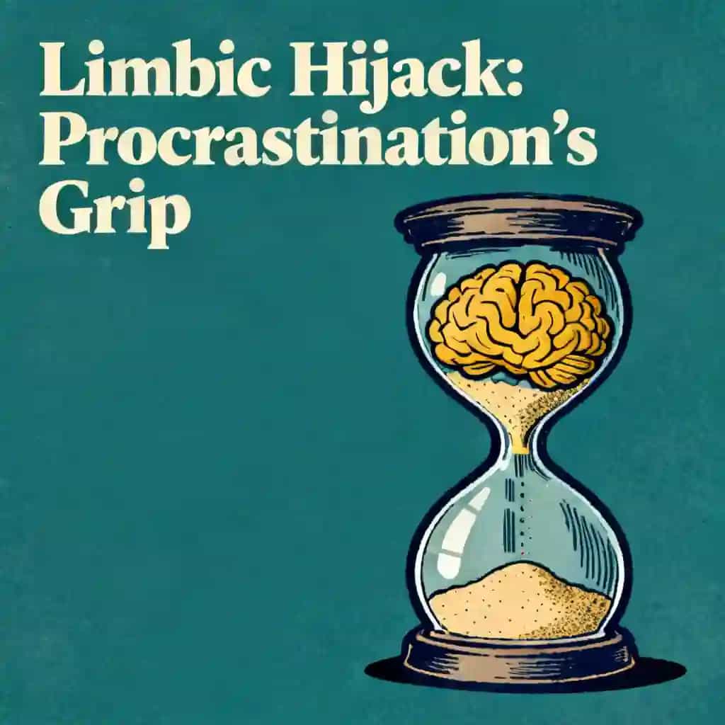 Capa do livro Procrastination and the Limbic System Hijack