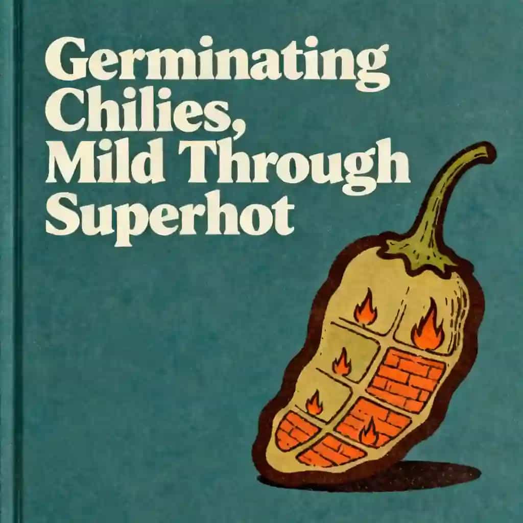 Buchcover von Mastering Chili Seed Germination: Mild to Superhot