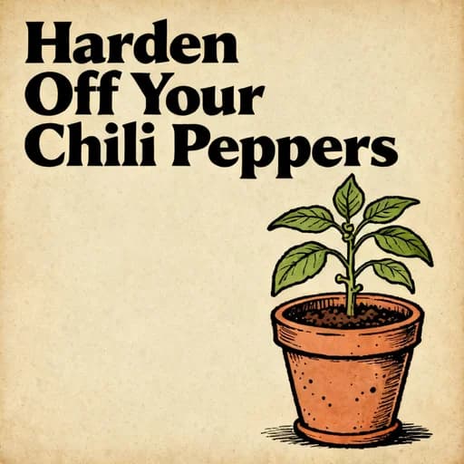 Hardening Off Your Chili Peppers: Transitioning Seedlings Outdoors