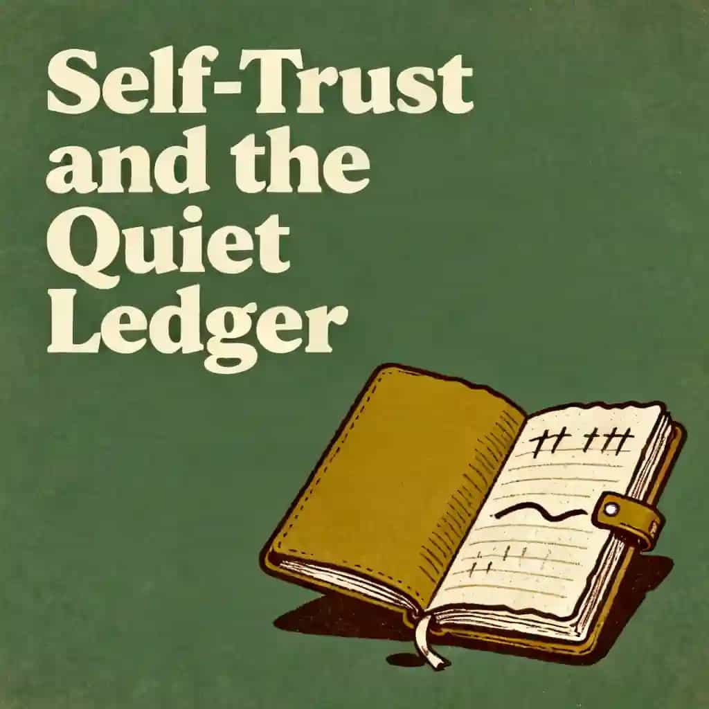 Couverture du livre Self-Trust and the Quiet Ledger