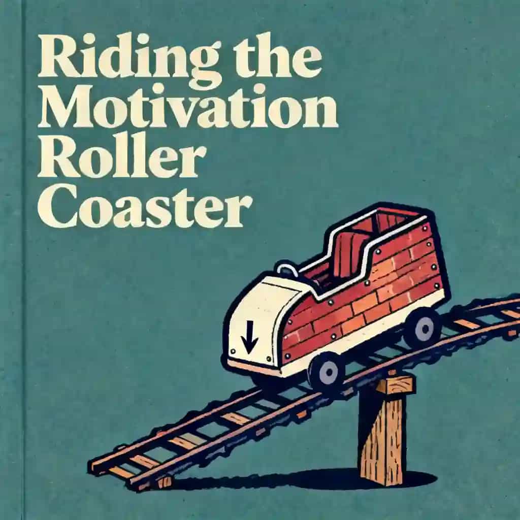 Copertina del libro The Motivation Roller Coaster