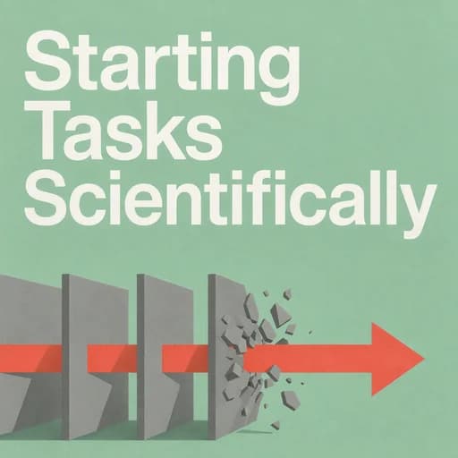 The Science of Task Initiation: Overcoming ADHD Brain Friction