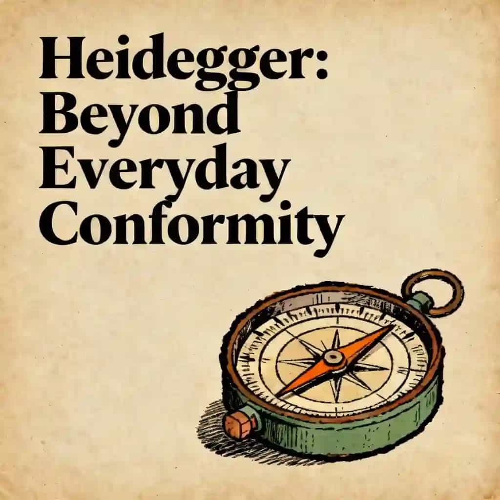 Buchcover von Heidegger's Authentic Existence: Beyond Everyday Conformity