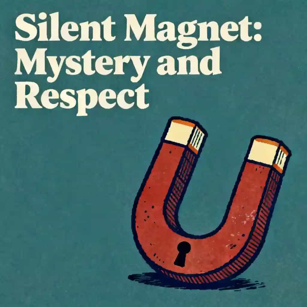 Capa do livro The Silent Magnet: Mastering Mystery and Respect