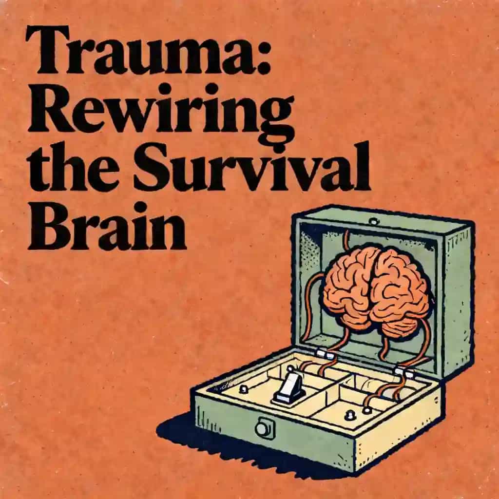 Capa do livro Coping with trauma and rewiring your survival brain