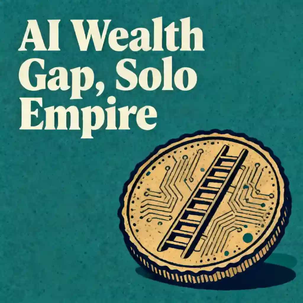 The AI Wealth Gap: Scaling a Solo Empire book cover