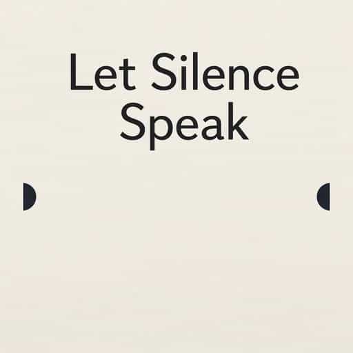 Portada del libro The Power of Not Filling the Silence