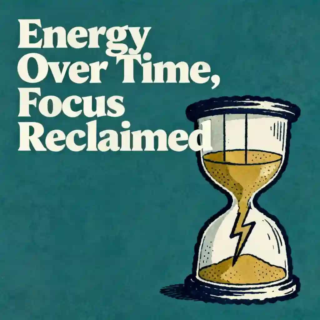 Energy Over Time: Reclaiming Focus book cover