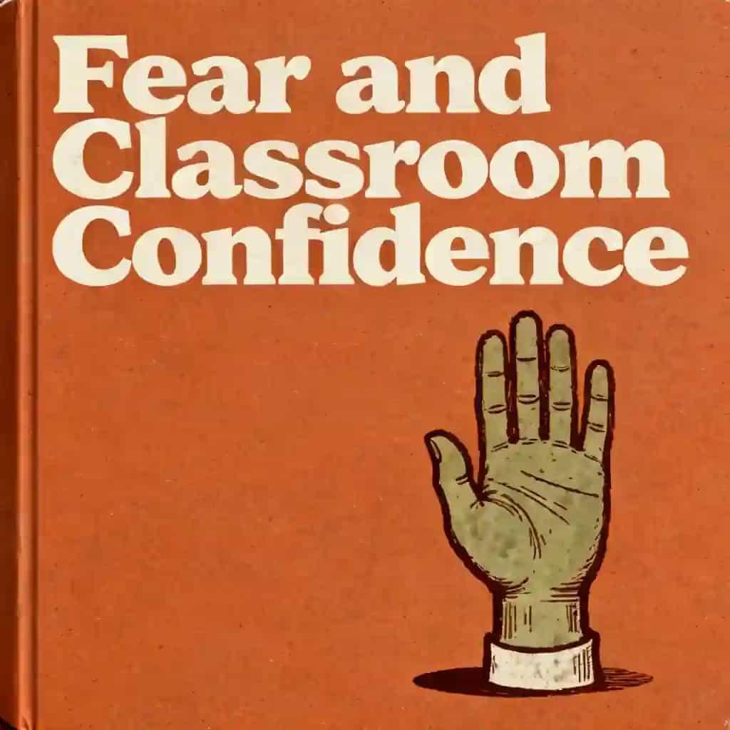Classroom confidence and why speaking up feels scary 책 표지