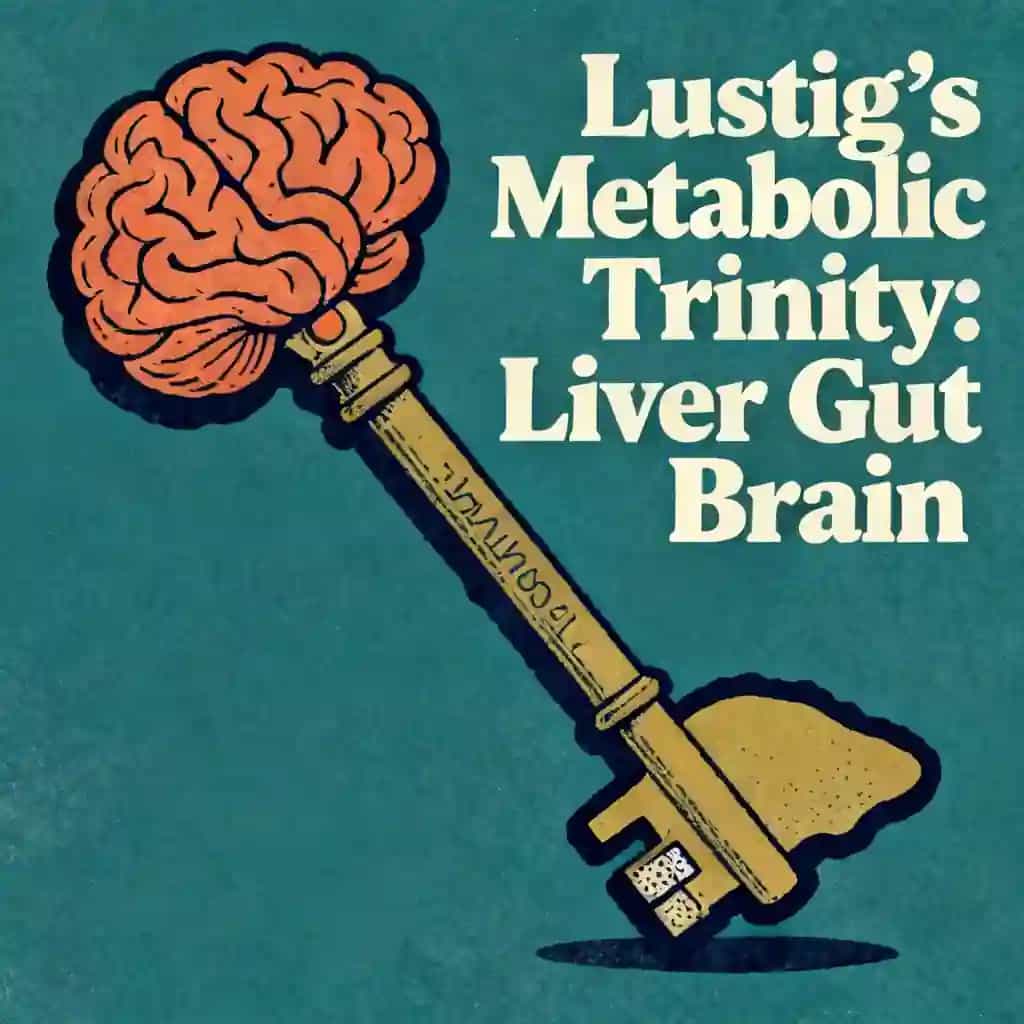 Dr. Lustig's Metabolic Trinity: Liver, Gut, Brain 책 표지