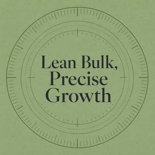 Couverture du livre The Lean Bulk: Precision Growth Mechanics
