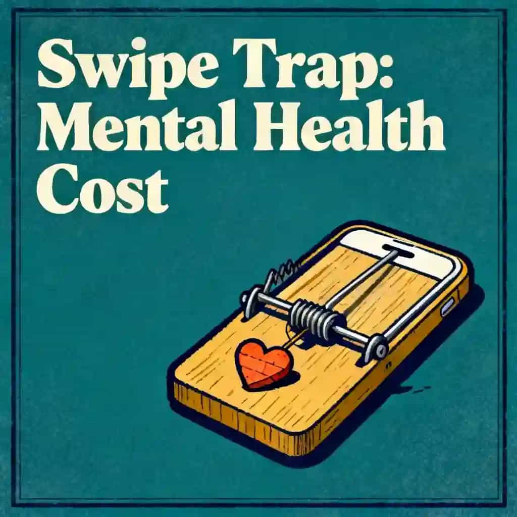 Buchcover von Dating Apps: The Mental Health Trap