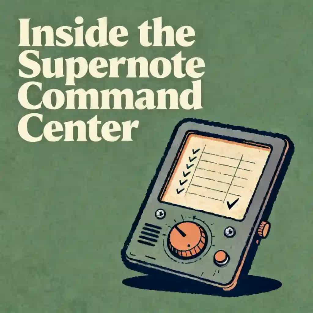 The Supernote Command Center ã®æžç±è¡šçŽ